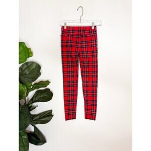 JCrew Plaid Leggings Size XS